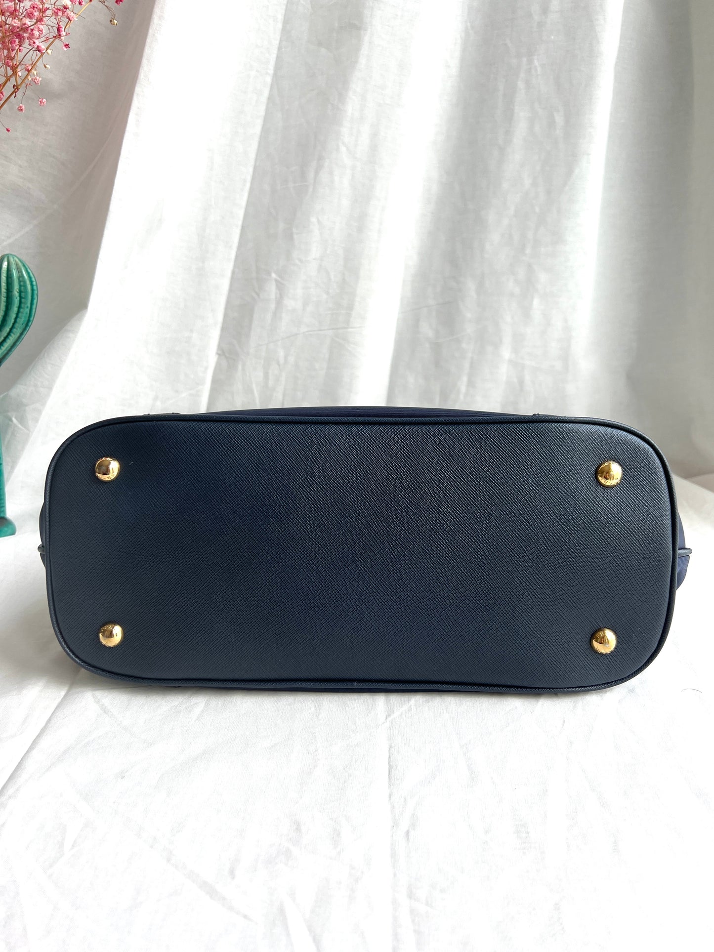 Tessuto Nylon Bag Baltico Blue