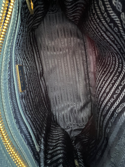 Tessuto Nylon Bag Baltico Blue
