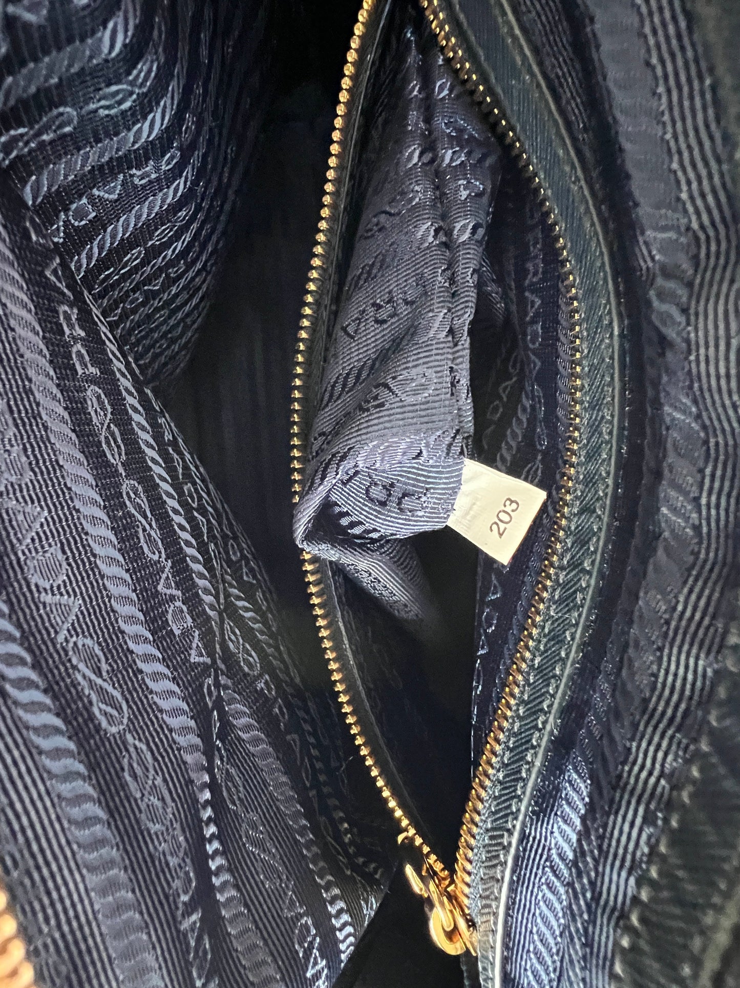 Tessuto Nylon Bag Baltico Blue