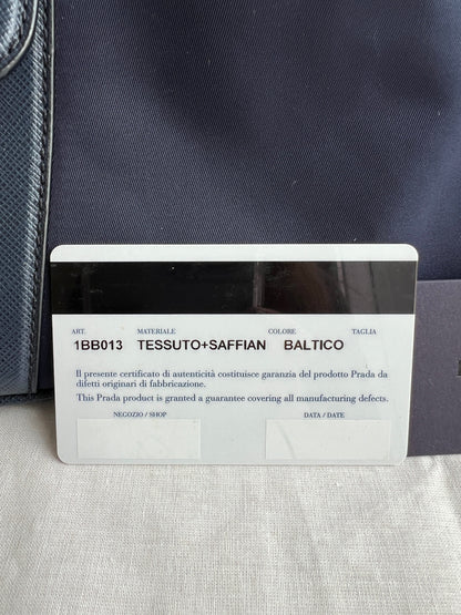 Tessuto Nylon Bag Baltico Blue