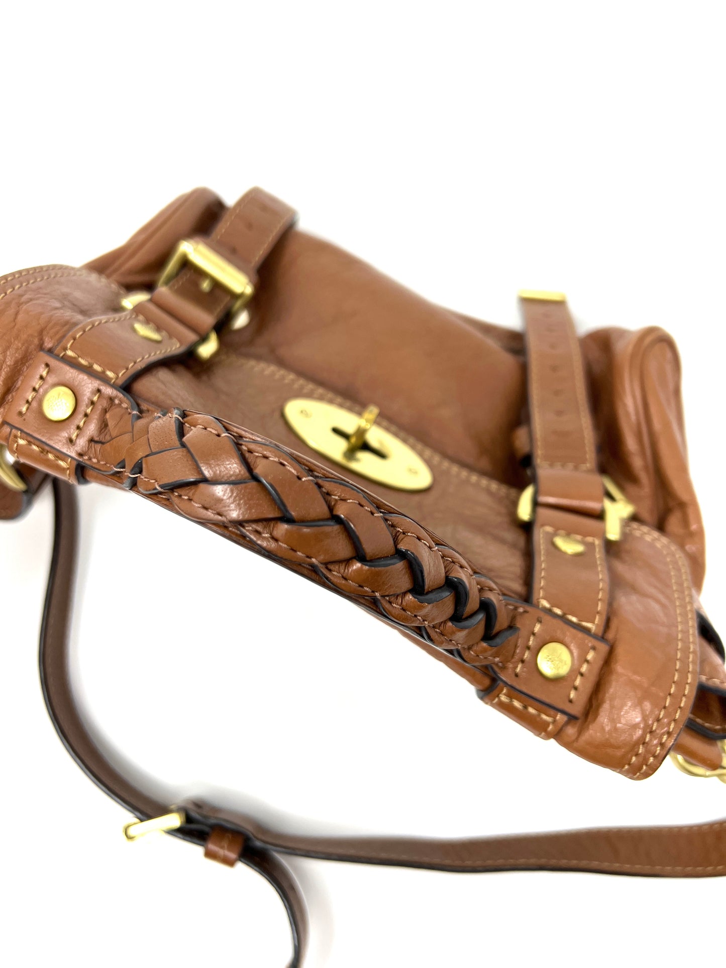 Alexa Mini Tan Buffalo Bag