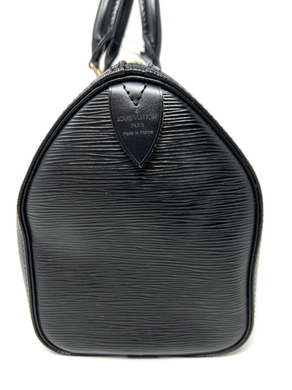 SPEEDY 25 BLACK EPI LEATHER
