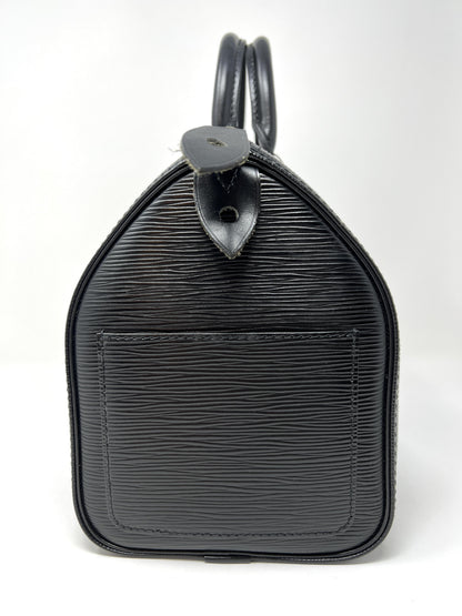 SPEEDY 25 BLACK EPI LEATHER