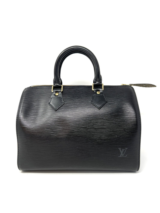 SPEEDY 25 BLACK EPI LEATHER