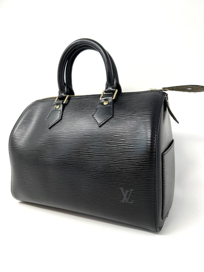 SPEEDY 25 BLACK EPI LEATHER