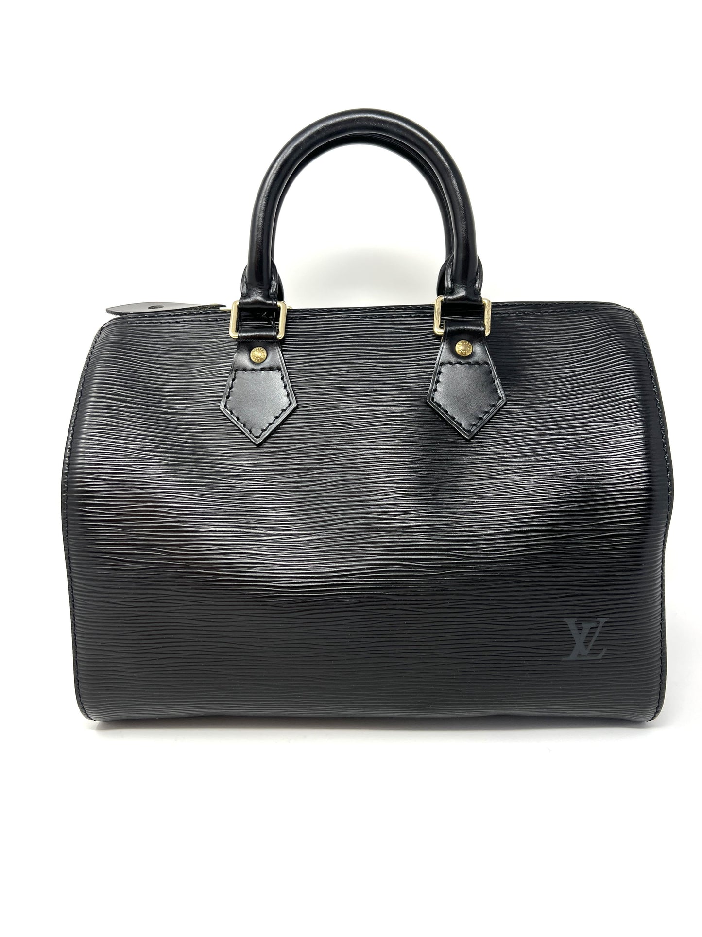 SPEEDY 25 BLACK EPI LEATHER