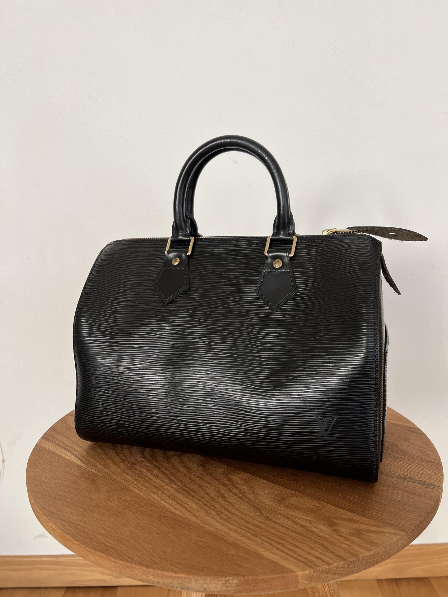 SPEEDY 25 BLACK EPI LEATHER