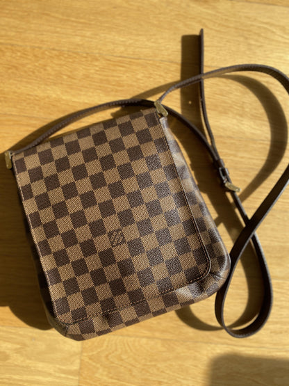 LOUIS VUITTON Damier Canvas Musette Salsa Bag - VINTAGE