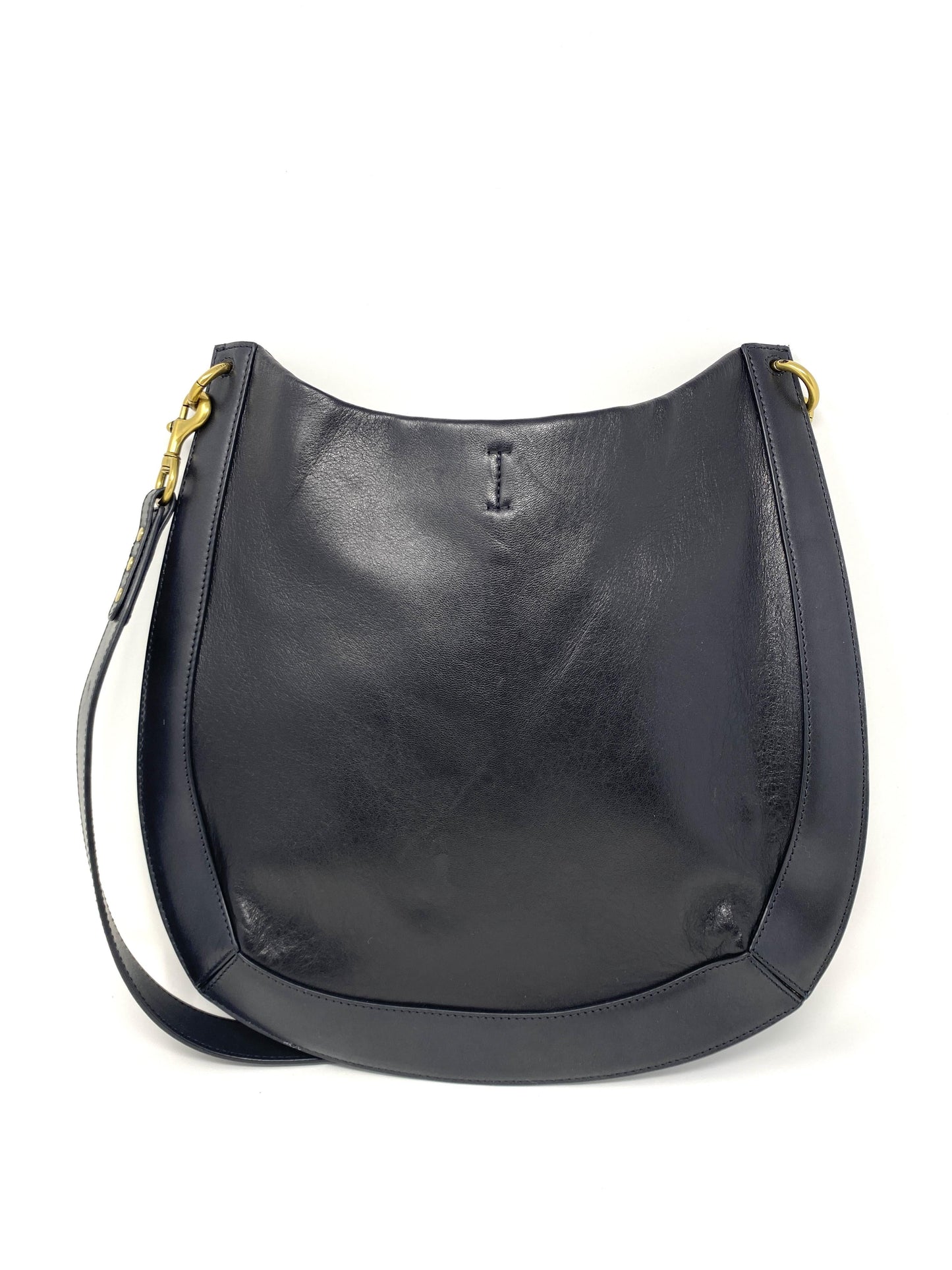 ISABEL MARANT Black Moksan Leather Shoulder Bag