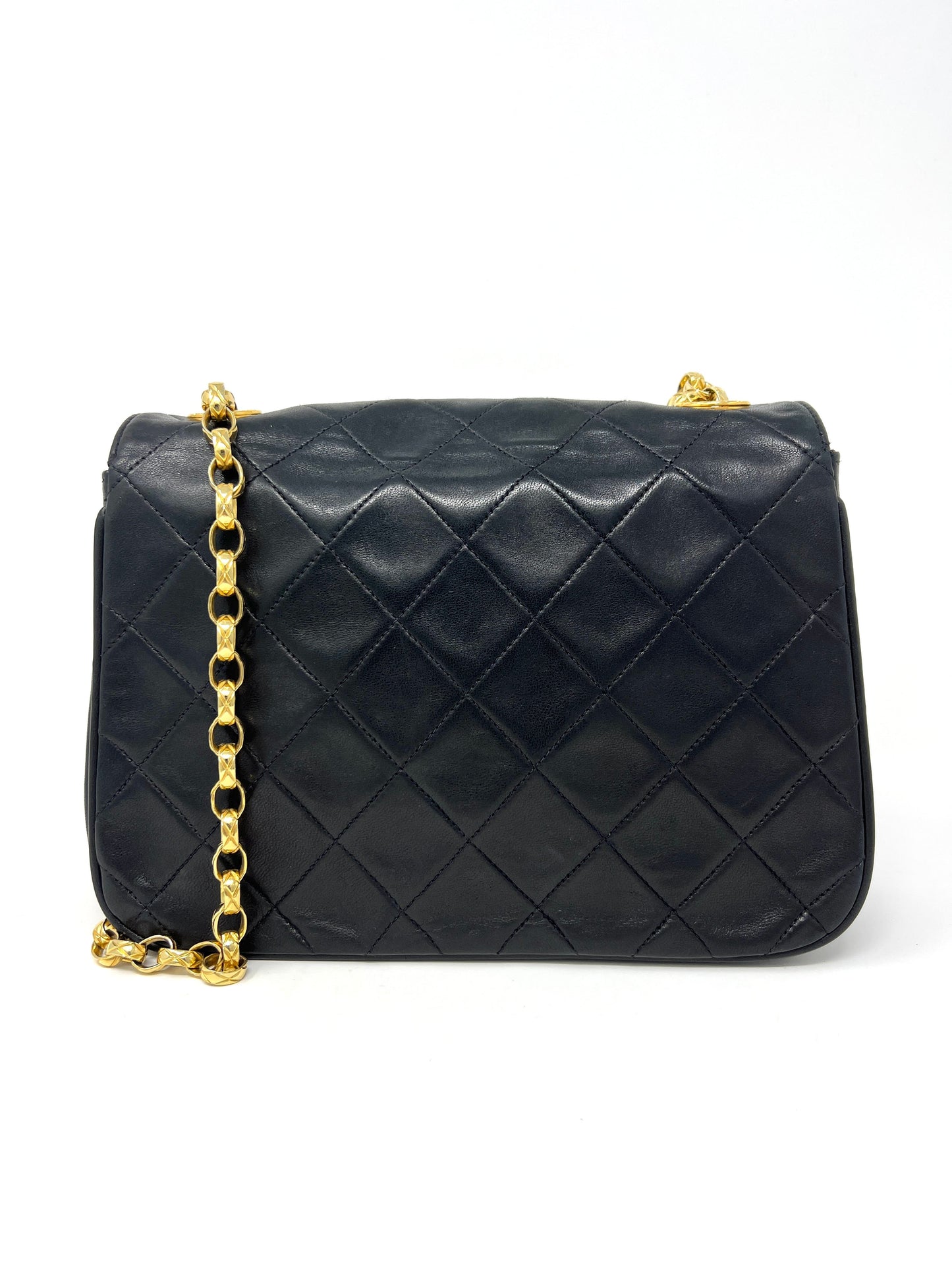 Diamond quilted vintage flap bag 1991-1994