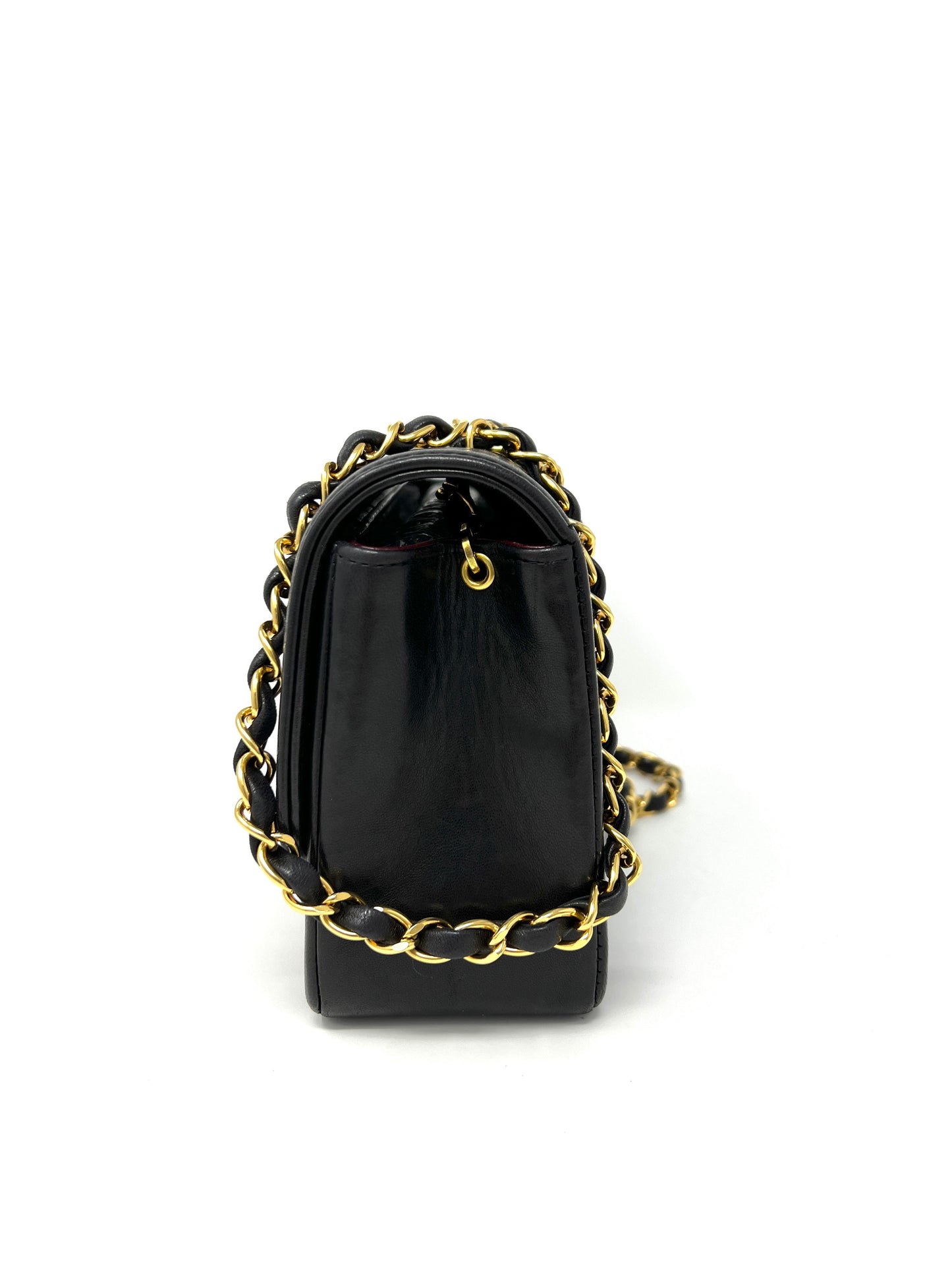 Diana Medium Flap Bag Black