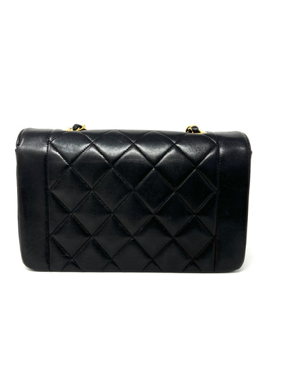 Diana Medium Flap Bag Black