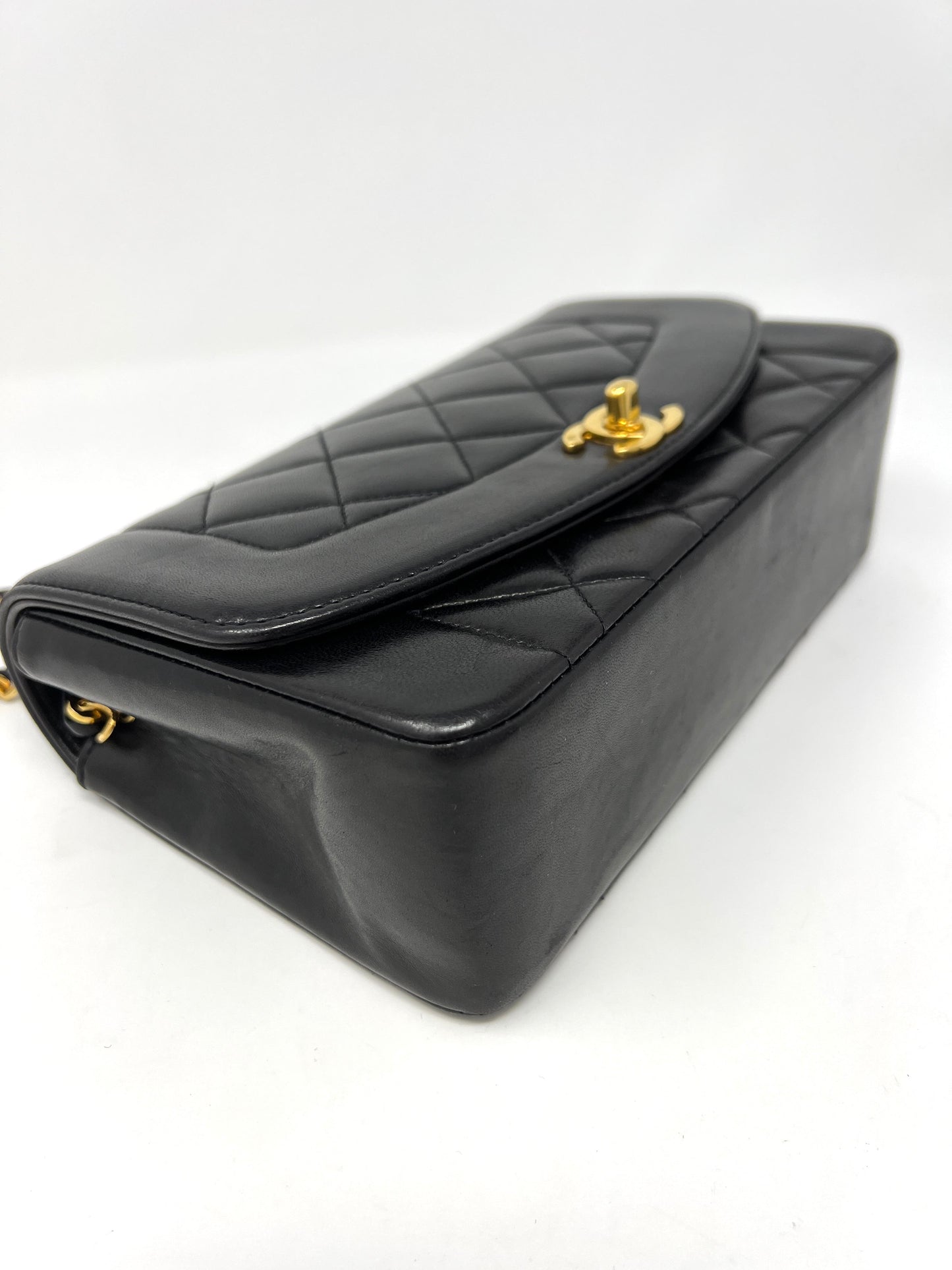Diana Medium Flap Bag Black