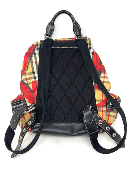 Graffiti Backpack Nylon Nova Check