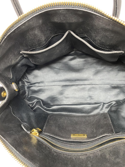Miu Miu Matelassé Nappa Tote Black