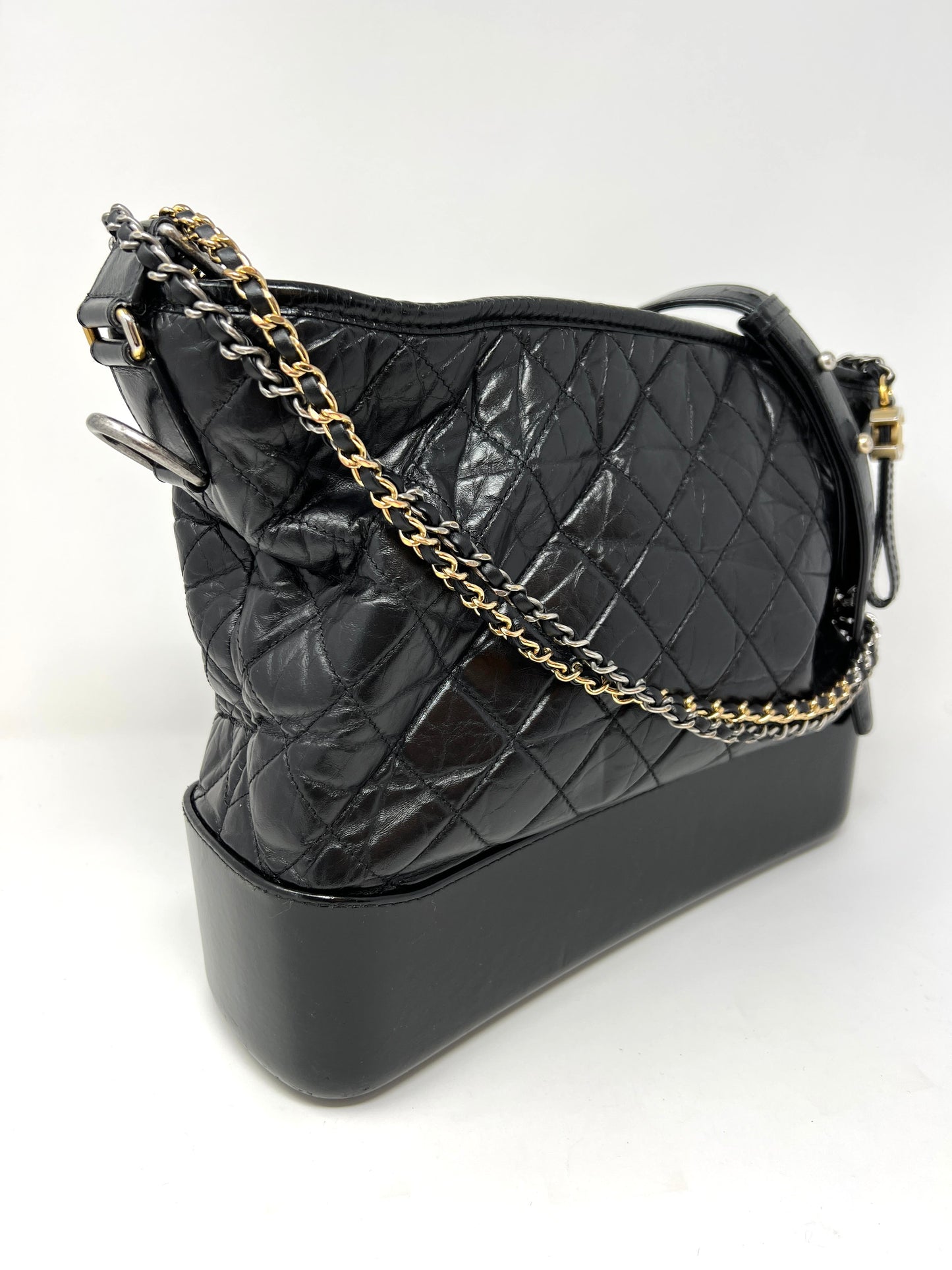 Gabrielle Large Hobo Bag Black