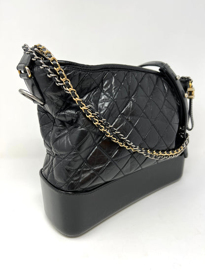 Gabrielle Large Hobo Bag Black