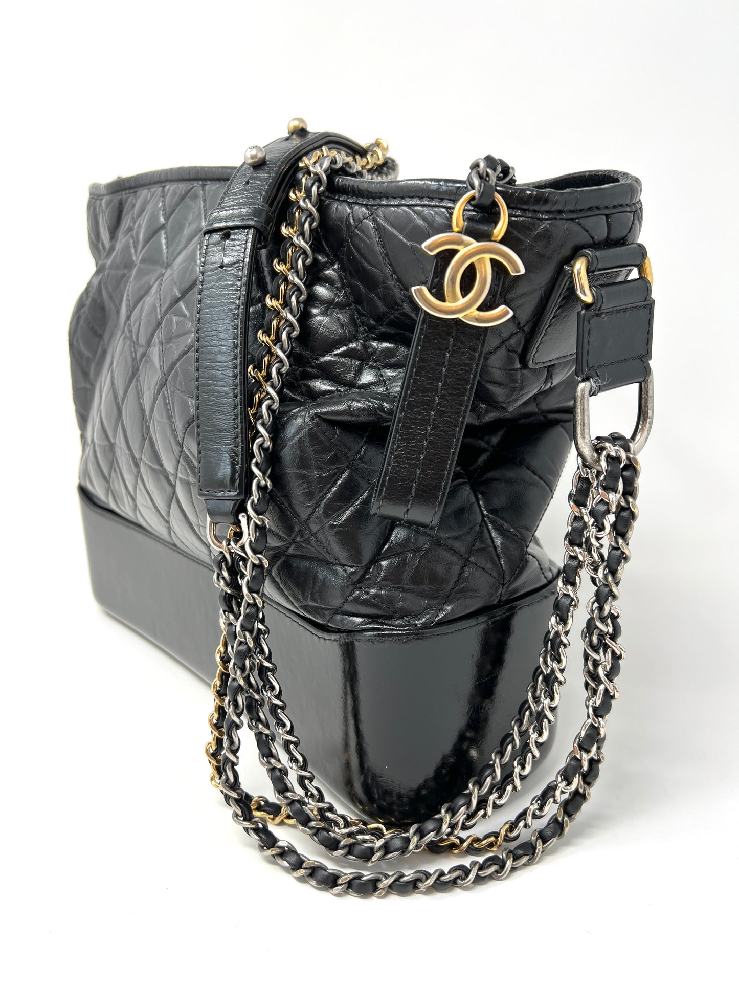 Gabrielle Large Hobo Bag Black