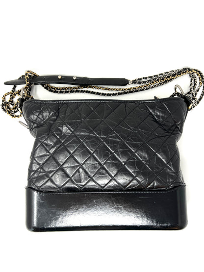 Gabrielle Large Hobo Bag Black