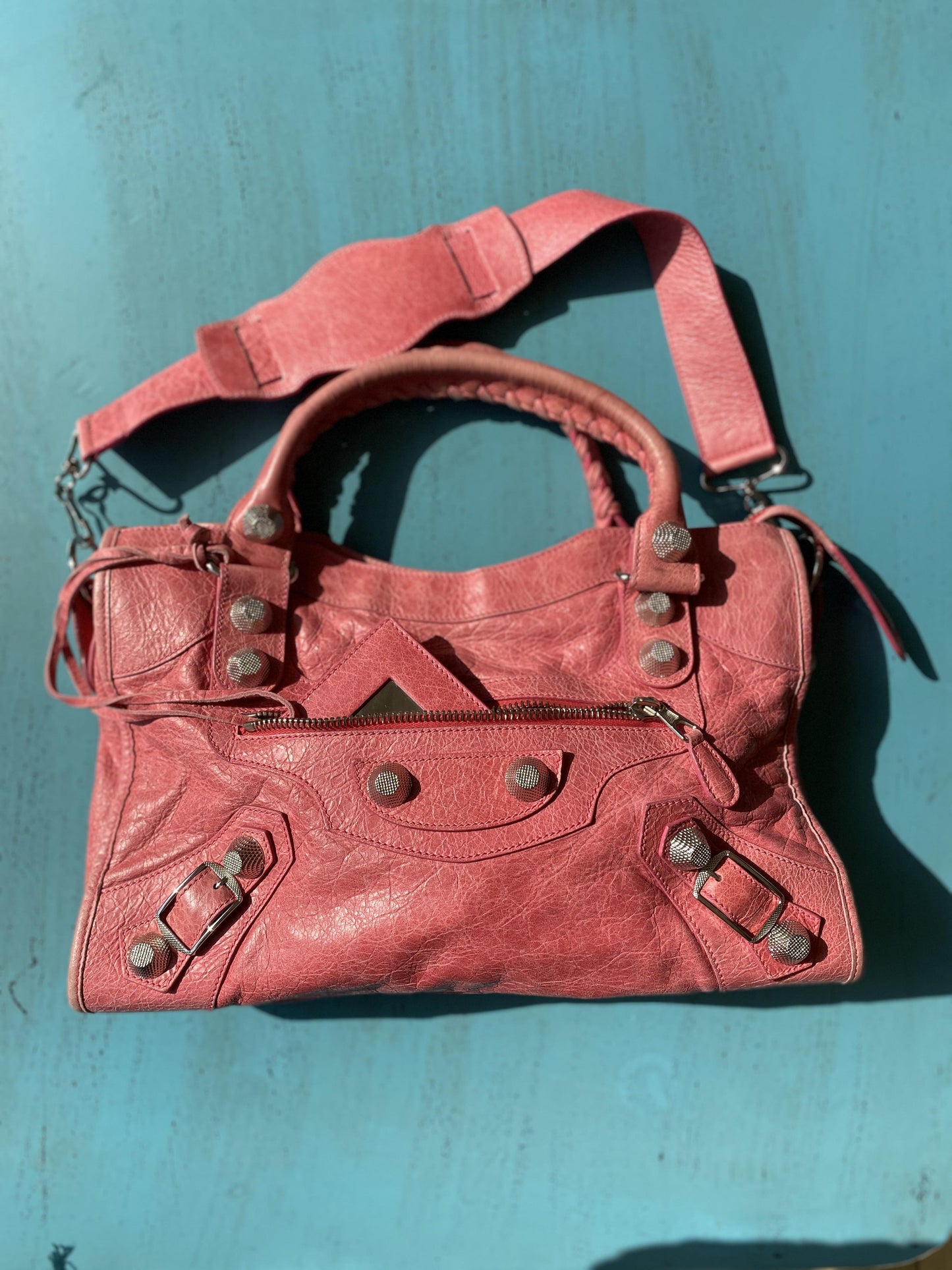 Motorcycle City Bag in Sorbet