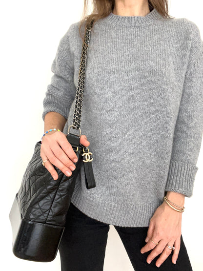 Gabrielle Large Hobo Bag Black