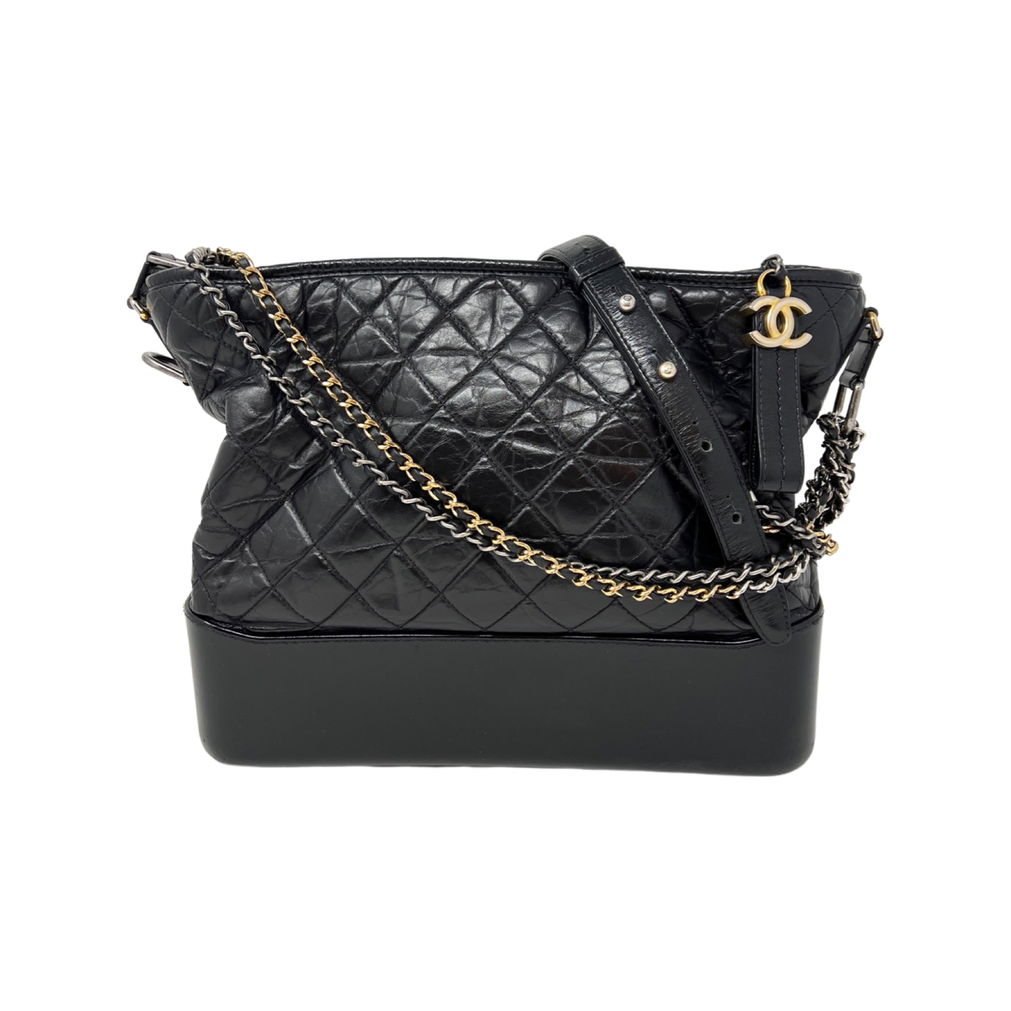 Gabrielle Large Hobo Bag Black