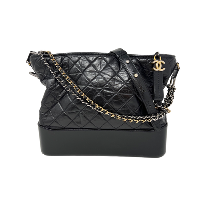 Gabrielle Large Hobo Bag Black