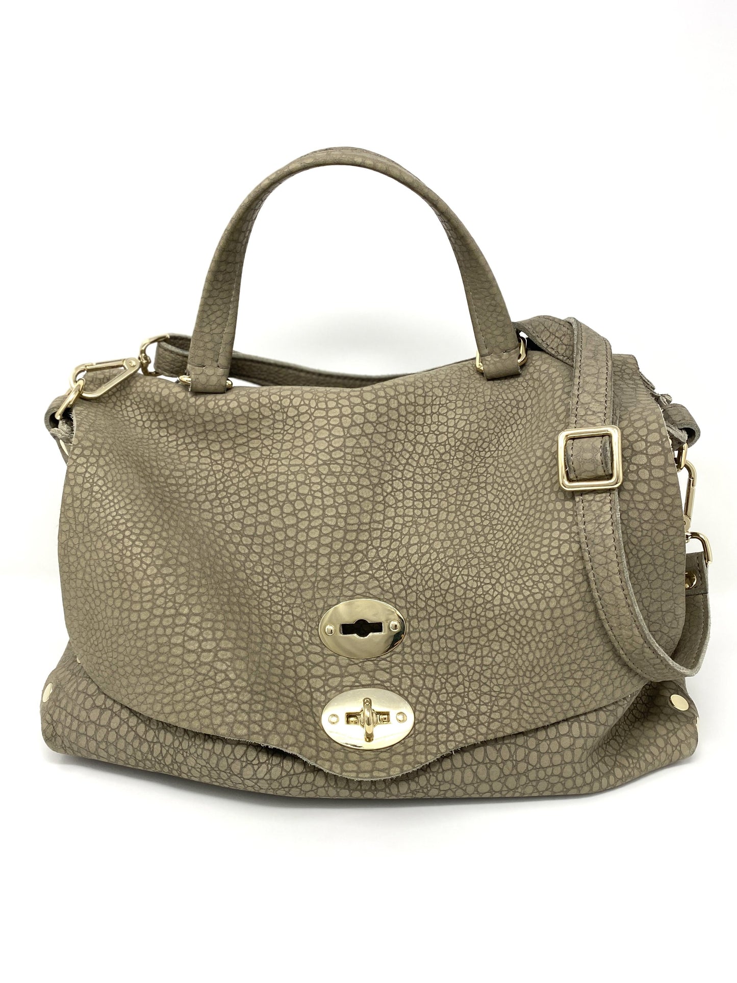 ZANELLATO POSTINA MEDIUM "ELEPHANT" IN TAUPE/BEIGE