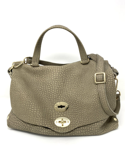 ZANELLATO POSTINA MEDIUM "ELEPHANT" IN TAUPE/BEIGE