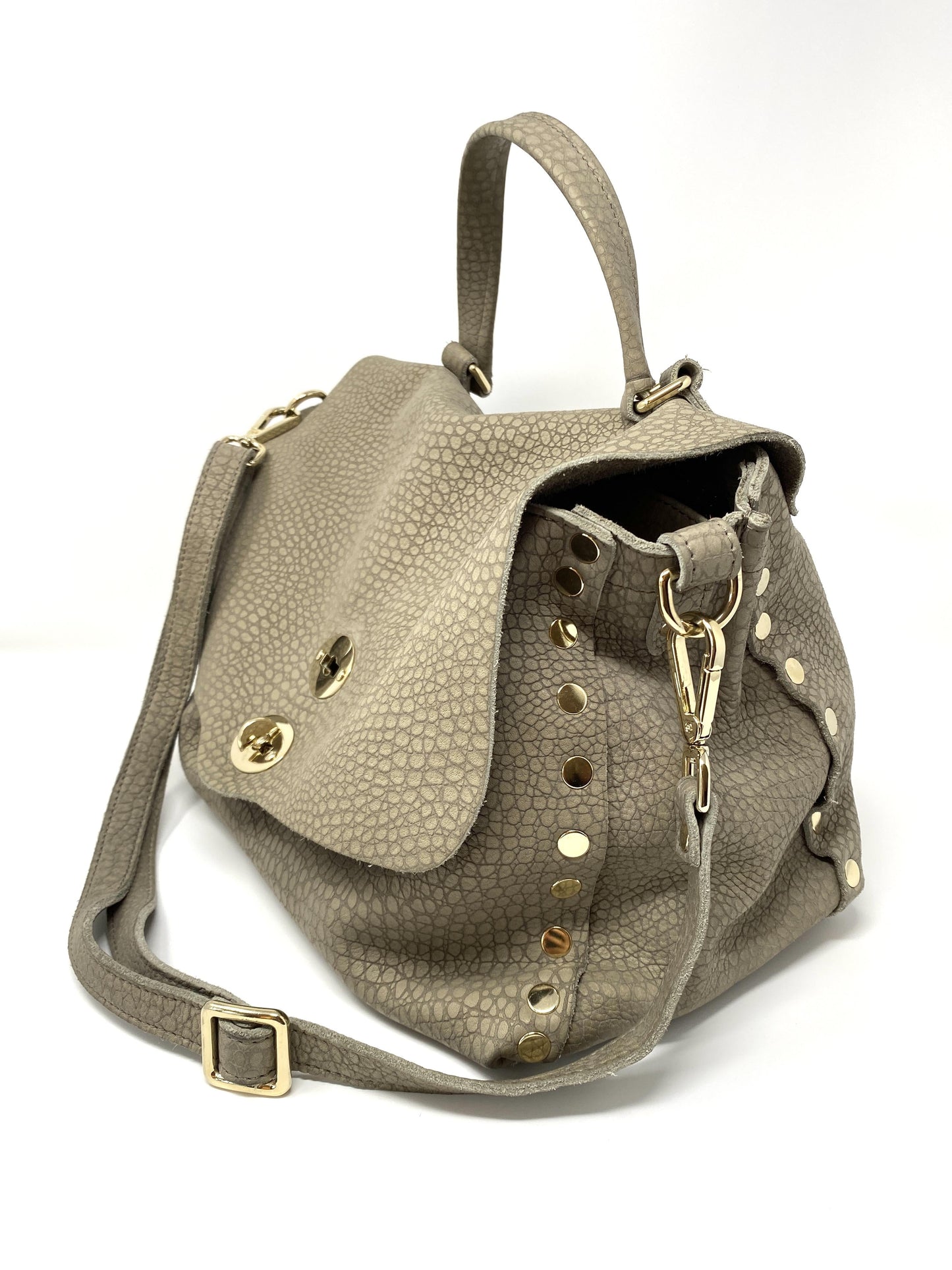 ZANELLATO POSTINA MEDIUM "ELEPHANT" IN TAUPE/BEIGE