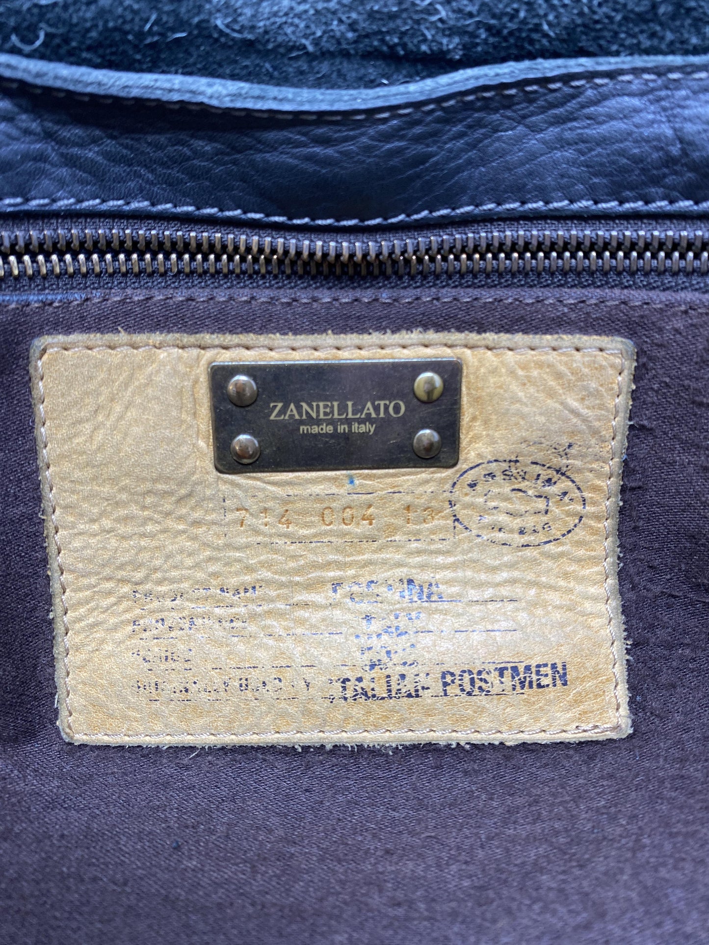 ZANELLATO POSTINA LARGE IN SPECIAL EDITION COLOUR "GUN"