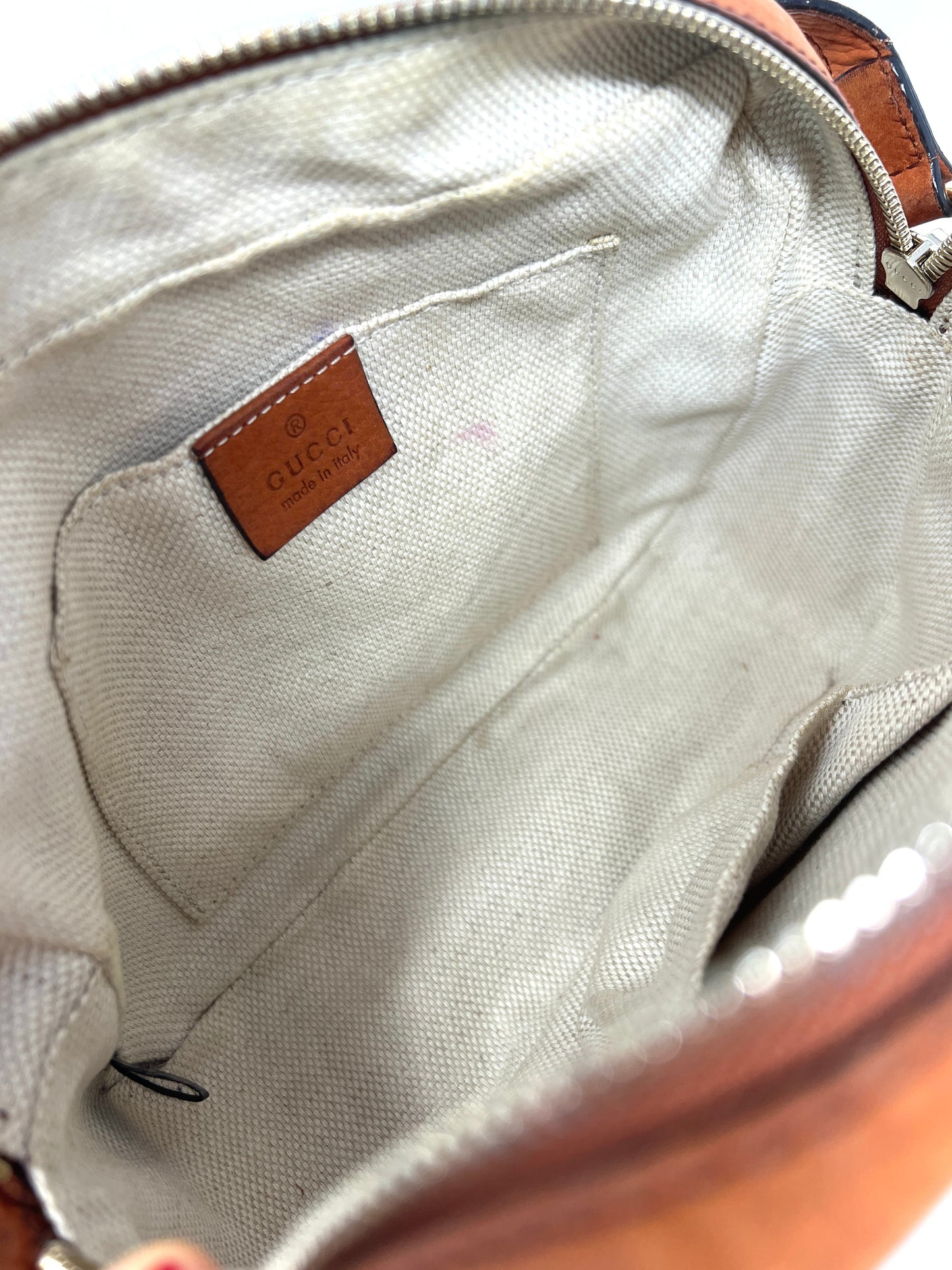 SUEDE DISCO SOHO BAG IN RUST