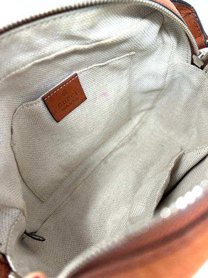 SUEDE DISCO SOHO BAG IN RUST