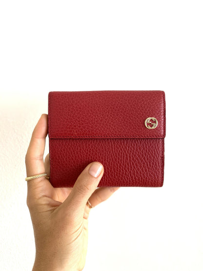 GUCCI RED WALLET