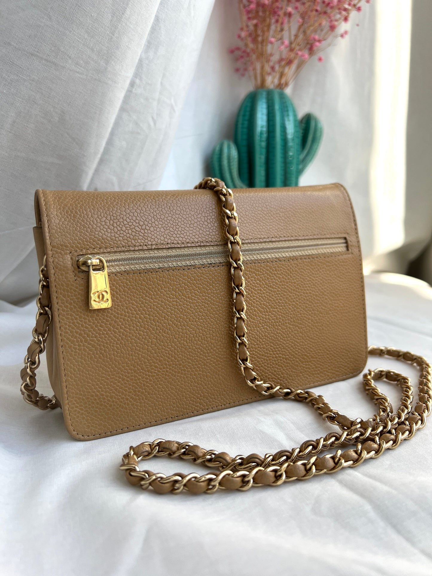 Wallet on Chain Beige