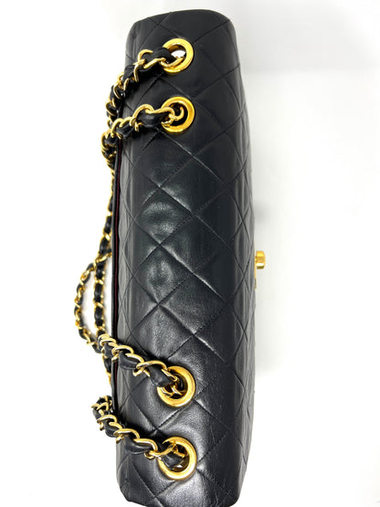 Maxi Single Flap Bag Black