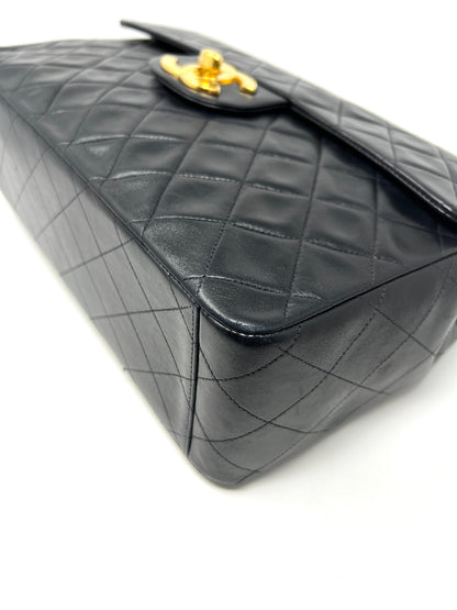 Maxi Single Flap Bag Black