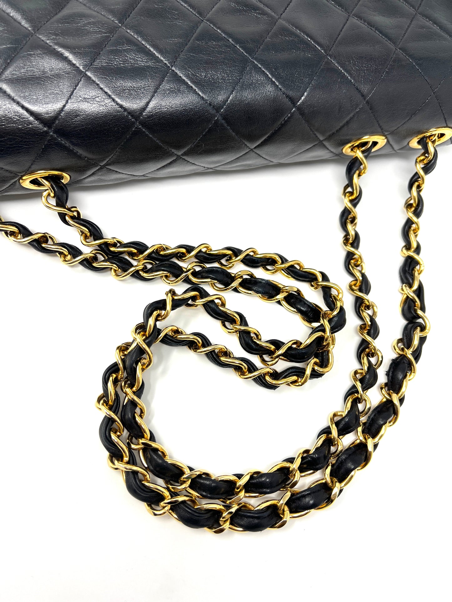 Maxi Single Flap Bag Black