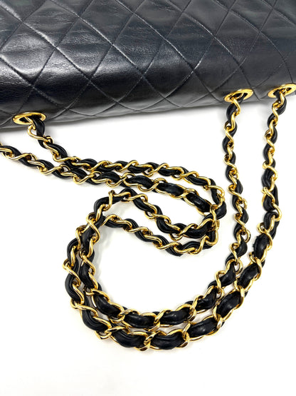 Maxi Single Flap Bag Black