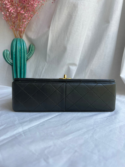 Classic Full Flap Bag in khaki green