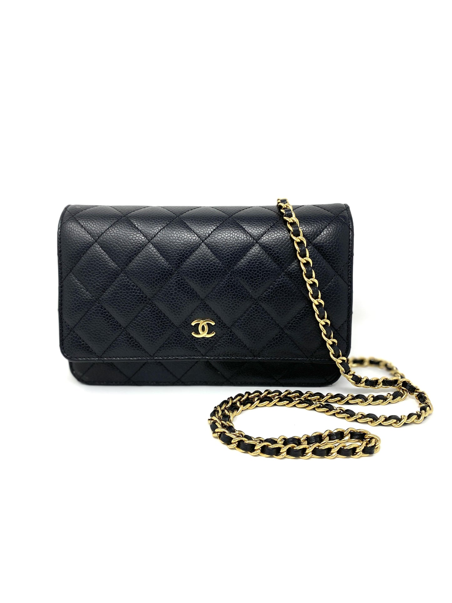Chanel Wallet on Chain Black Caviar Leather