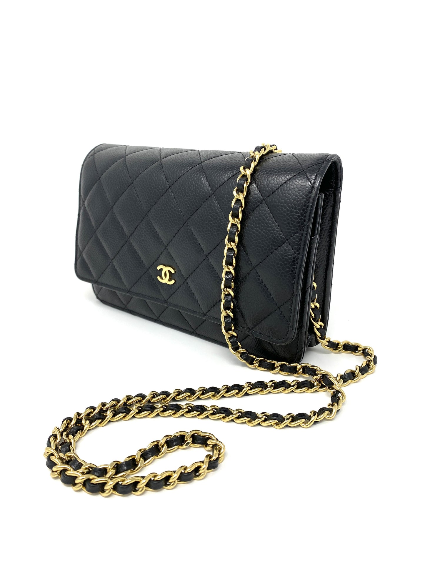 Chanel Wallet on Chain Black Caviar Leather
