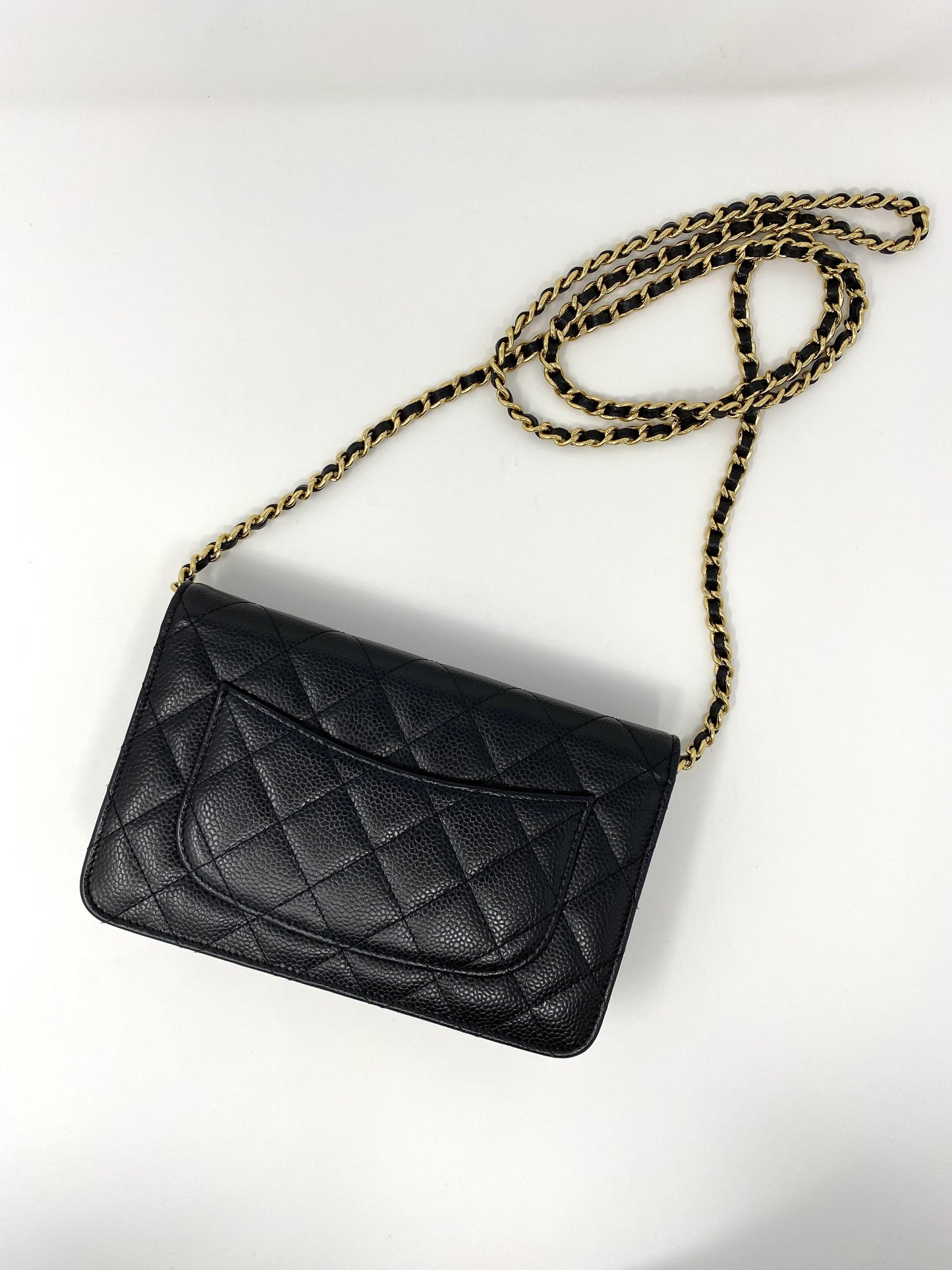 Chanel Wallet on Chain Black Caviar Leather