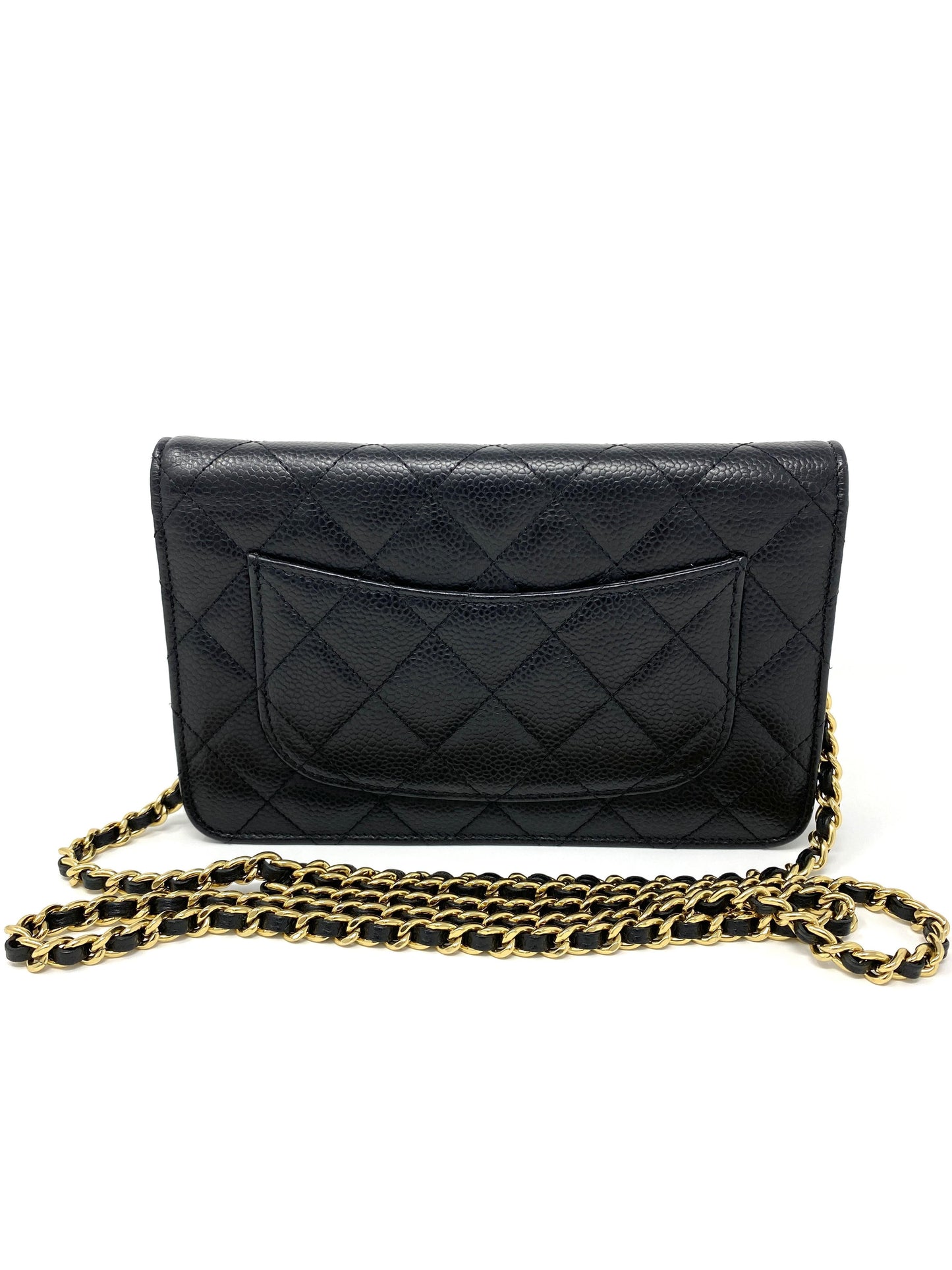 Chanel Wallet on Chain Black Caviar Leather