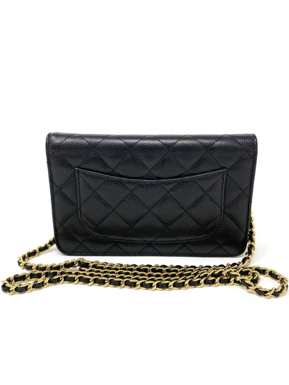 Chanel Wallet on Chain Black Caviar Leather