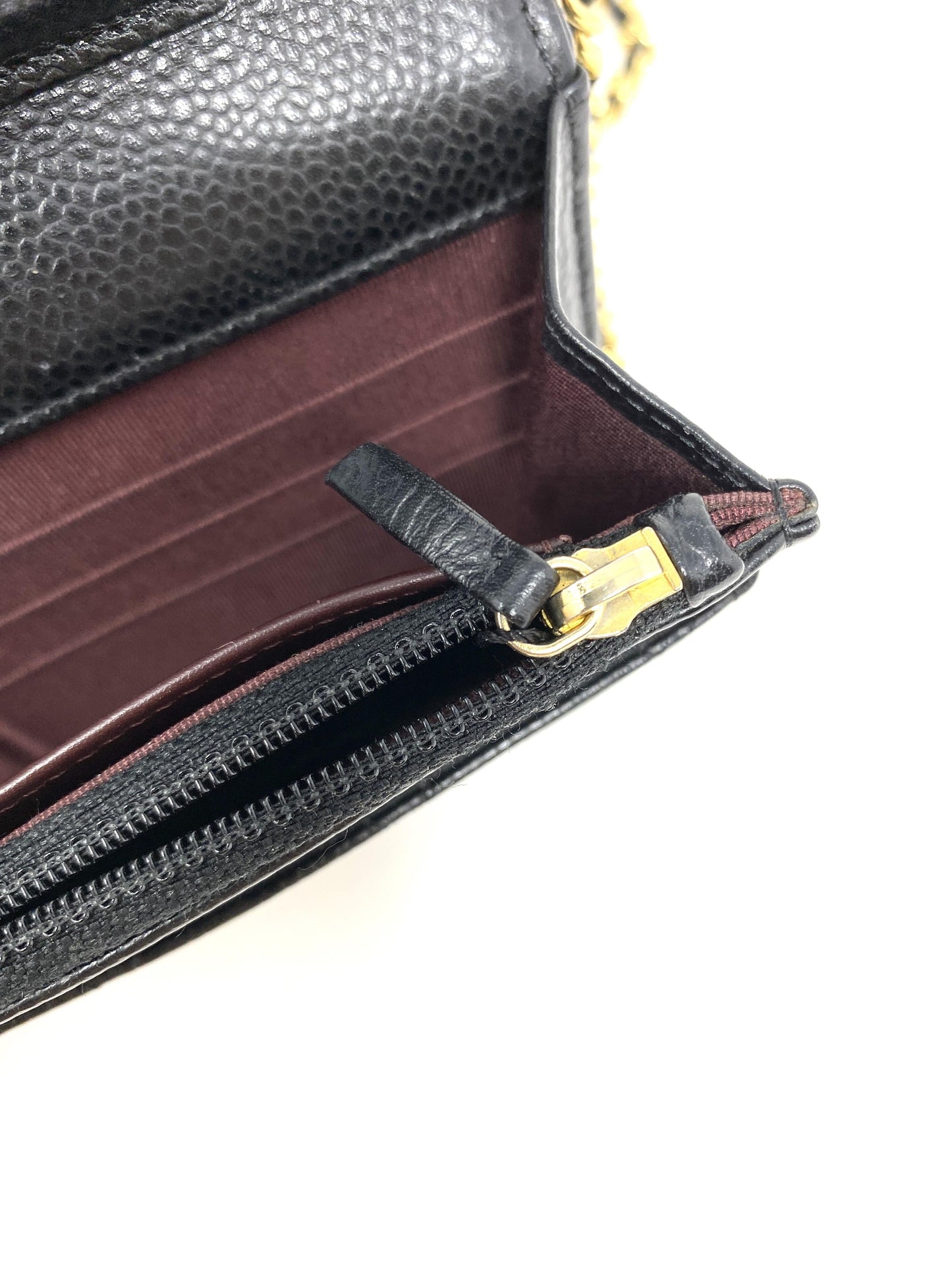 Chanel Wallet on Chain Black Caviar Leather