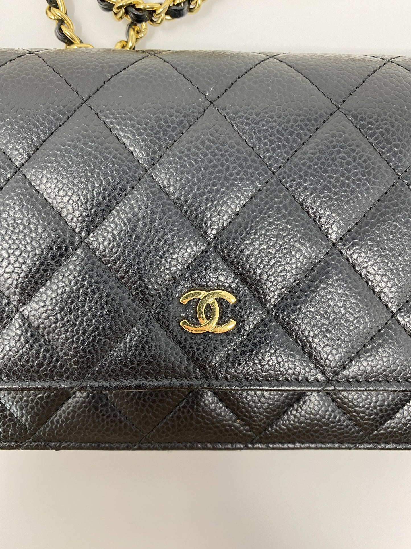 Chanel Wallet on Chain Black Caviar Leather