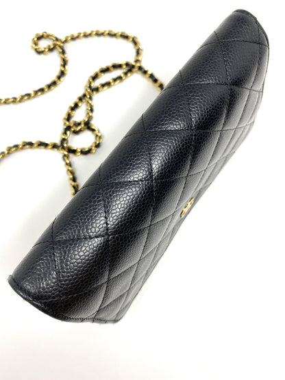 Chanel Wallet on Chain Black Caviar Leather