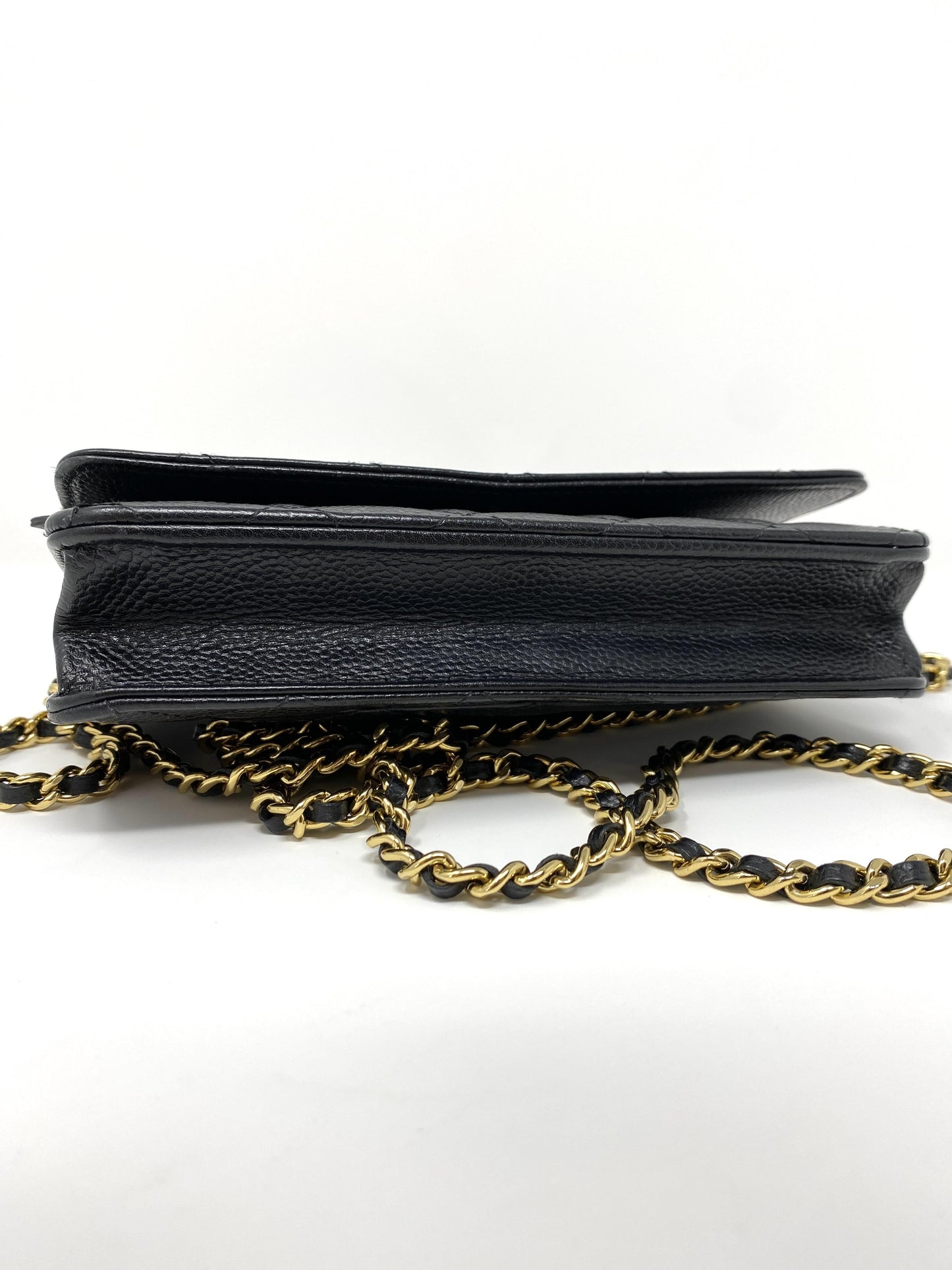 Chanel Wallet on Chain Black Caviar Leather