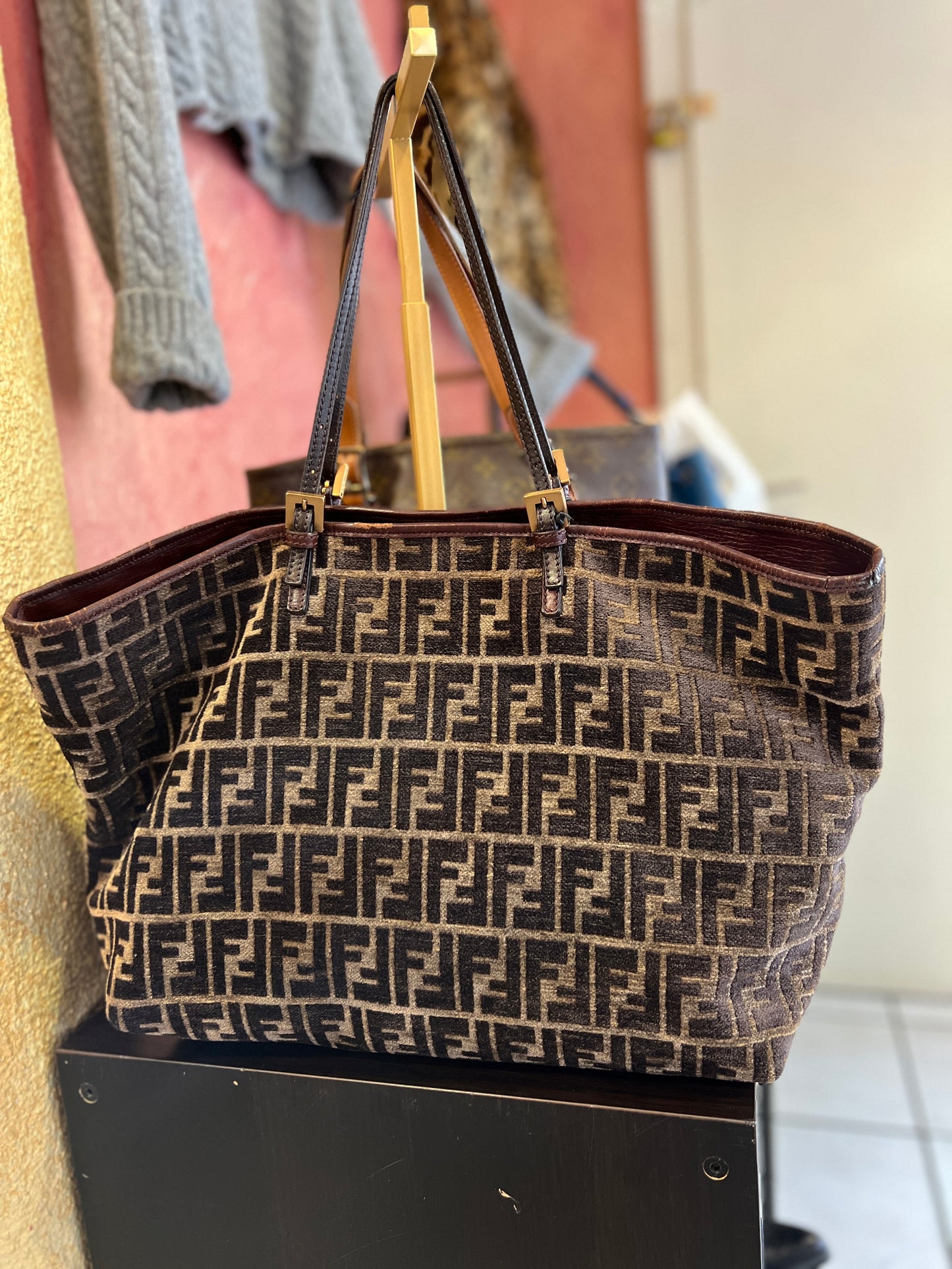 VINTAGE SHOPPER ZUCCA TOTE